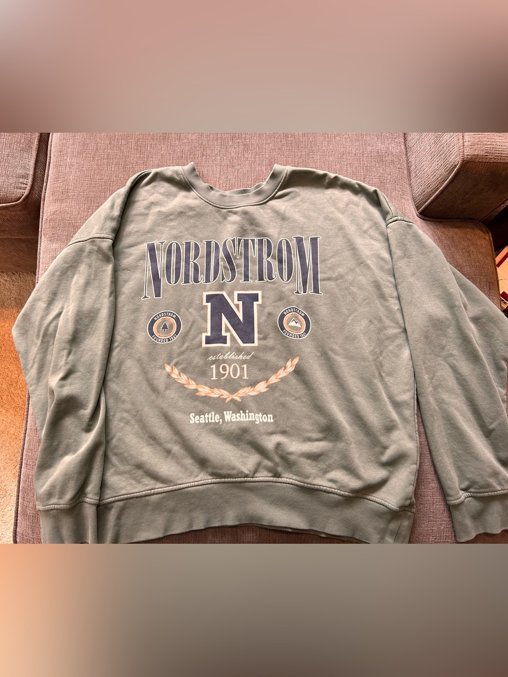 Nordstrom Logo Oversized Sweatshirt
